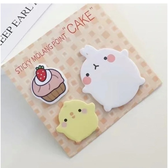❗️Kawaii Little Fat Rabbit Post It  Sticky Notes - Picture 3 of 4